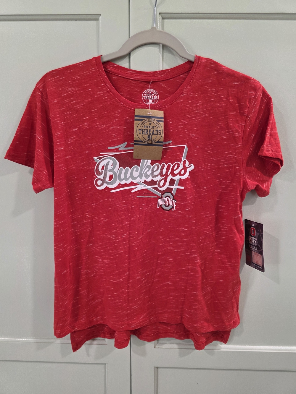 Girls's Rivalry Threads 91 Ohio State Buckeyes Performance T-shirt Sz XL NWT